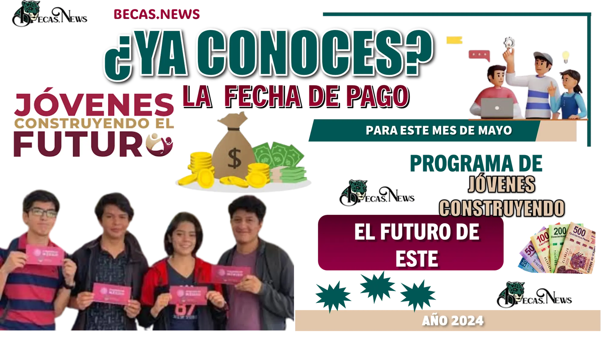 ¿YA CONOCES LA FECHA DE PAGO PARA ESTE MES DE MAYO? | PROGRAMA DE JÓVENES CONSTRUYENDO EL FUTURO DE ESTE AÑO 2024