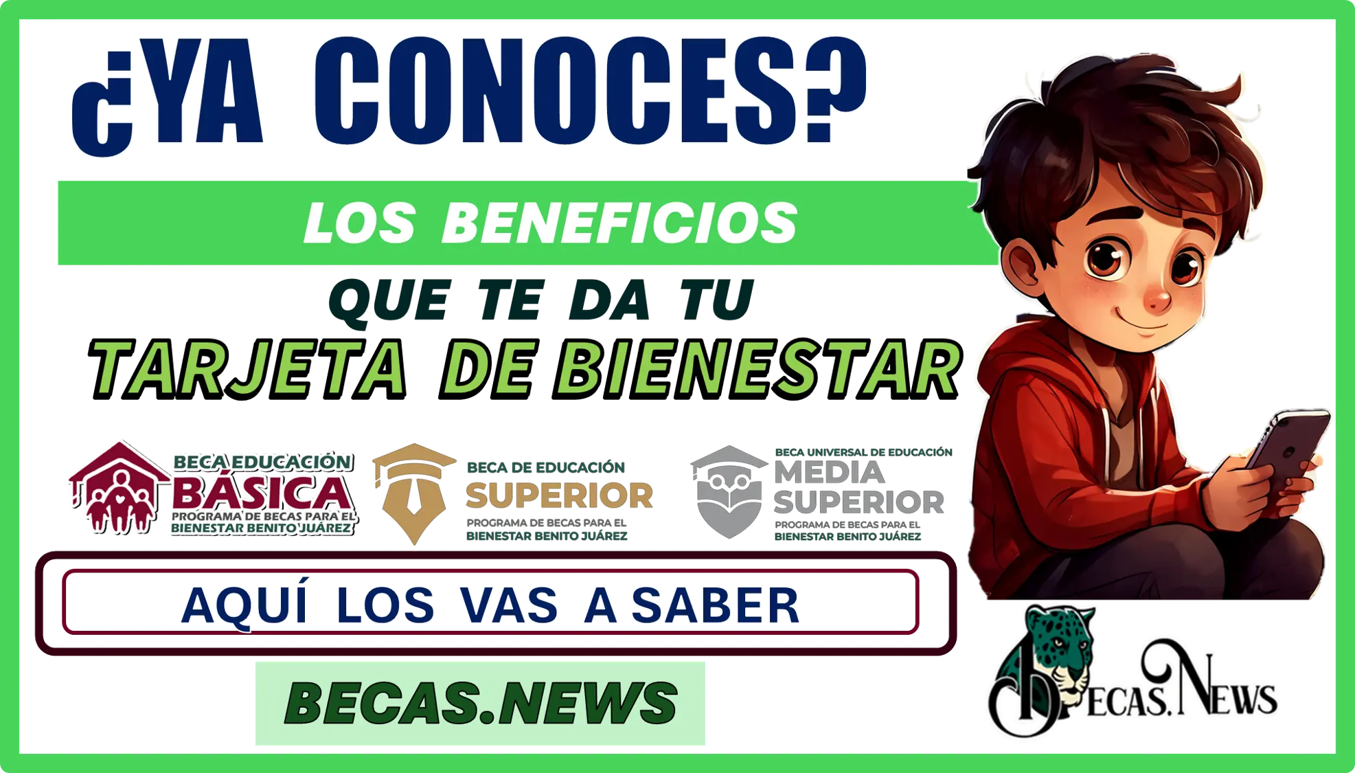 ¿YA CONOCES LOS BENEFICIOS QUE TE DA TU TARJETA DE BIENESTAR?...AQUÍ LO VAS A SABER 