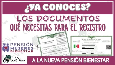 ¿YA CONOCES LOS DOCUMENTOS QUÉ NECESITAS PARA EL REGISTRO A LA NUEVA PENSIÓN BIENESTAR? 