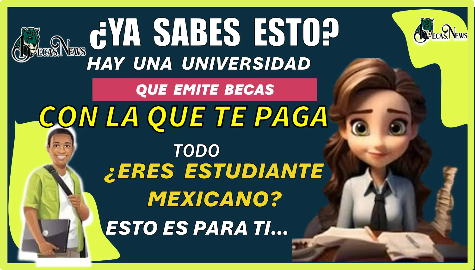 ¿YA SABES ESTO?...HAY UNA UNIVERSIDAD QUE EMITE BECAS CON LA QUE TE PAGA TODO....¿ERES ESTUDIANTE MEXICANO?, ESTO ES PARA TI.