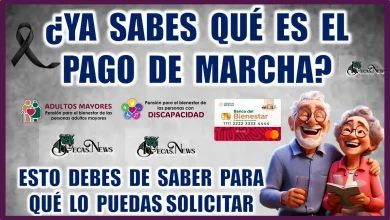 ¿YA SABES QUÉ ES EL PAGO DE MARCHA?, ESTO DEBES DE SABER PARA QUÉ LO PUEDAS SOLICITAR... PENSIÓN BIENESTAR 