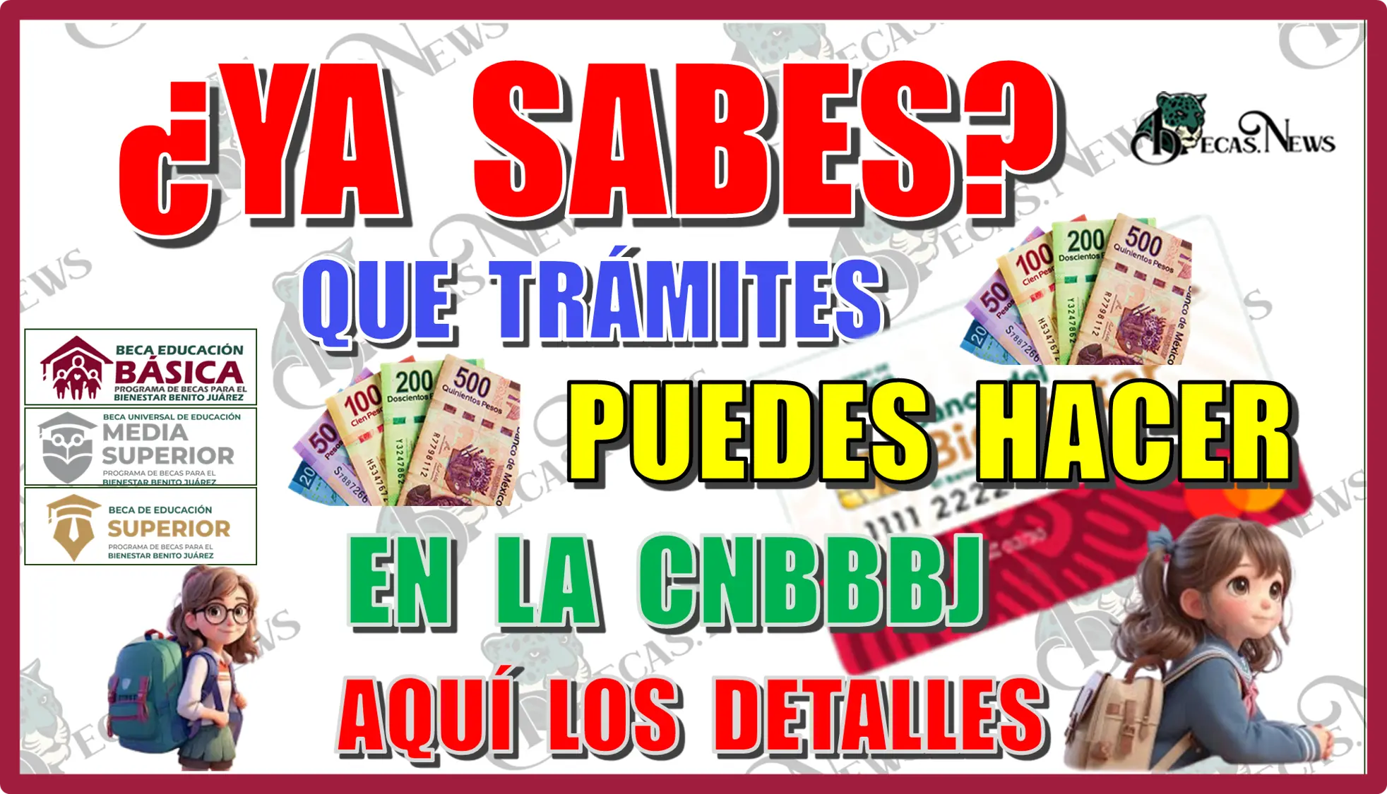 ¿YA SABES QUÉ TRÁMITES PUEDES HACER EN LA CNBBBJ? | AQUÍ LOS DETALLES