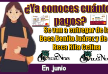 ¿Ya conoces cuántos pagos se van a entregar de la Beca Benito Juárez y de la Beca Rita Cetina en junio?