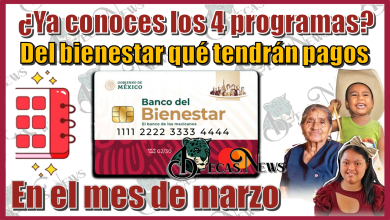 ¿Ya conoces los 4 programas del bienestar qué tendrán pagos en el mes de marzo?