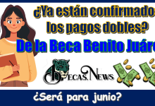 ¿Ya están confirmados los pagos dobles de la Beca Benito Juárez?…| ¿Será para junio?