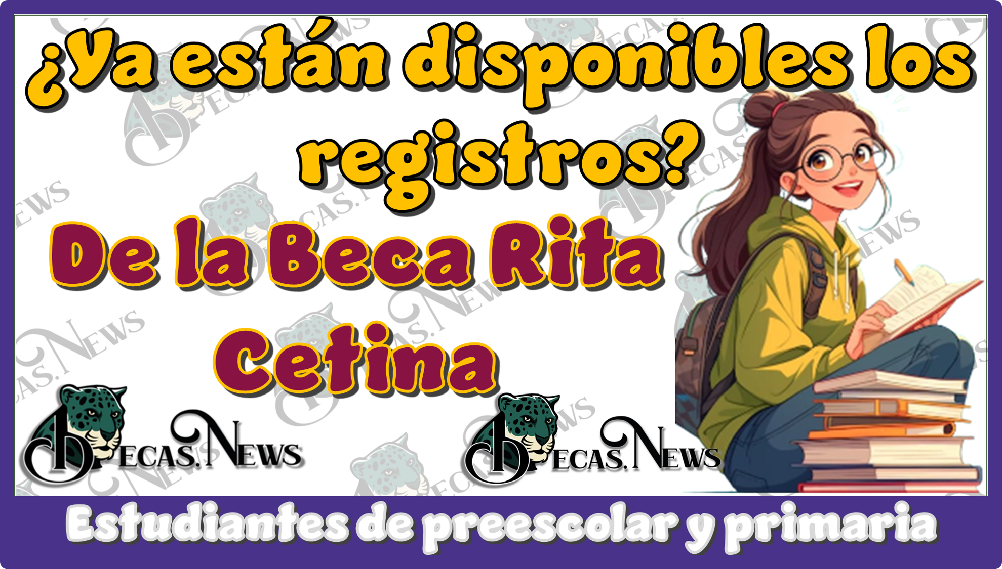 ▷ ¿Ya están disponibles los registros de la Beca Rita Cetina para los estudiantes de preescolar y primaria? » 2025 BECAS.NEWS 🥇 ¿Ya están disponibles los registros de la Beca Rita Cetina para los estudiantes de preescolar y primaria?