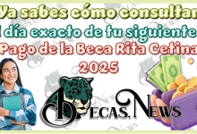¿Ya sabes cómo consultar el día exacto de tu siguiente pago de la Beca Rita Cetina 2025?