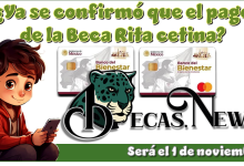 ▷ ¿Ya se confirmó que el pago de la Beca Rita Cetina será el 1 de noviembre? » 2025 BECAS.NEWS 🥇 ¿Ya se confirmó que el pago de la Beca Rita Cetina será el 1 de noviembre?