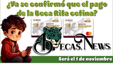▷ ¿Ya se confirmó que el pago de la Beca Rita Cetina será el 1 de noviembre? » 2025 BECAS.NEWS 🥇 ¿Ya se confirmó que el pago de la Beca Rita Cetina será el 1 de noviembre?