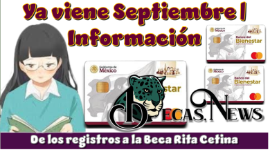 Ya viene Septiembre | Información de los registros a la Beca Rita Cetina