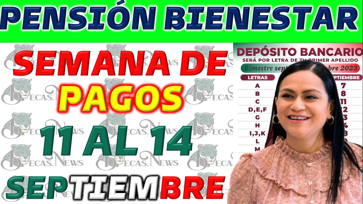 Descubre a quiénes les toca el depósito del 11 al 14 de septiembre