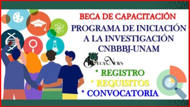 Beca de capacitación “Programa de Iniciación a la Investigación CNBBBJ-UNAM” 2022-2023 Convocatoria, Registro y Requisitos