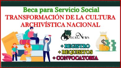 Beca para Servicio Social “Transformación de la Cultura Archivística Nacional, 2022”-2023 Convocatoria, Registro y Requisitos