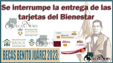 Becas Benito Juárez 2023: Se interrumpe la entrega de las tarjetas del Bienestar para el pago de mayo 