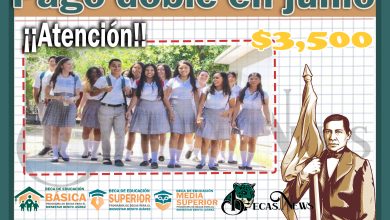 Becas Benito Juárez: ¡¡Atención!! Pago doble de $3,500 en junio