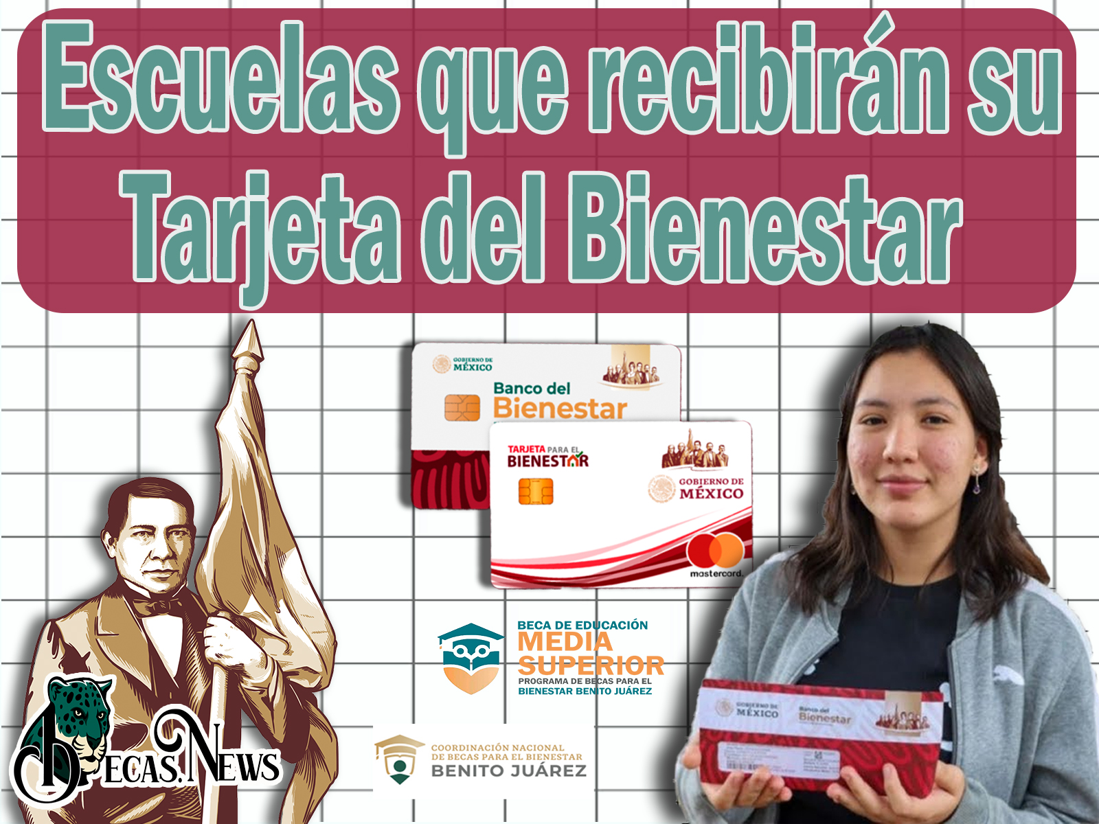 Becas Benito Juárez: Escuelas que recibirán su Tarjeta del Bienestar los días 1 al 4 de agosto del 2023 