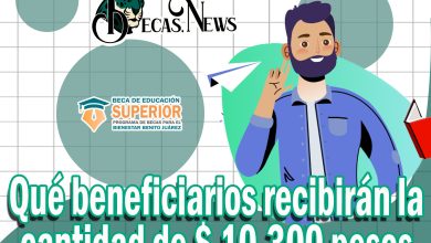 Becas Benito Juárez: Qué beneficiarios recibirán la cantidad de $ 10,300 pesos 