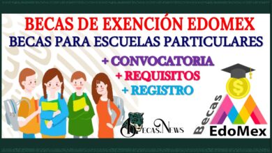 Becas de Exención Edomex, Becas para Escuelas Particulares 2022-2023: Convocatoria, Registro y Requisitos