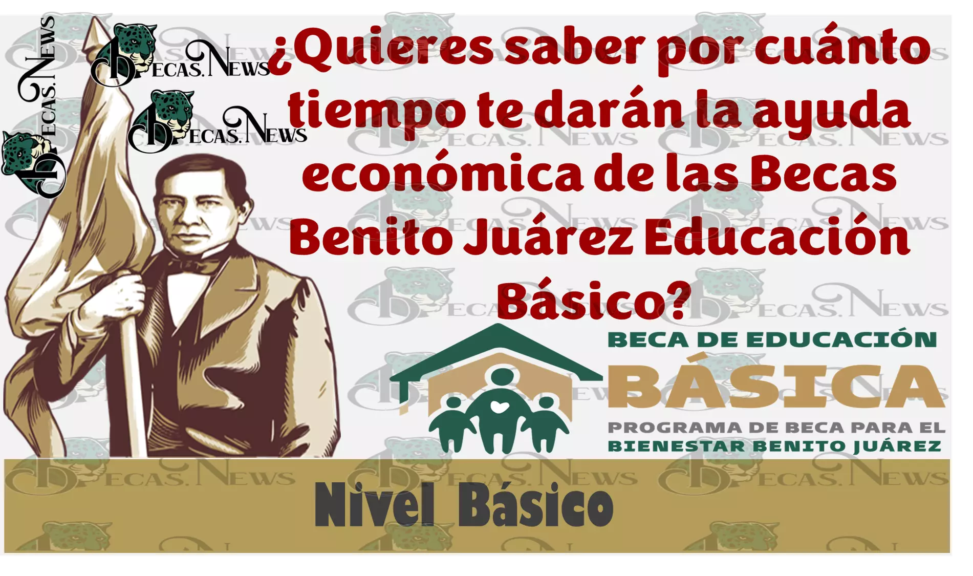 ¿Quieres saber por cuánto tiempo te darán la ayuda económica de las Becas Benito Juárez Educación Básico este 2023? 