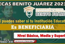 ¡Atención estudiantes! Así puedes saber si tu Institución Educativa es Beneficiaria de la Beca Benito Juárez 2023