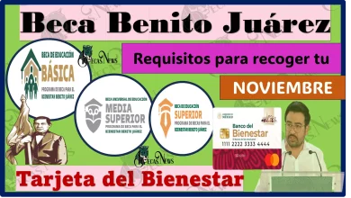 Beca Benito Juárez: Conoce los requisitos para recoger tu Tarjeta Bienestar en este mes de noviembre 