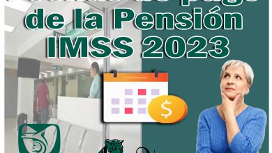 Fechas de pago de la Pensión IMSS 2023 de los meses de julia a diciembre