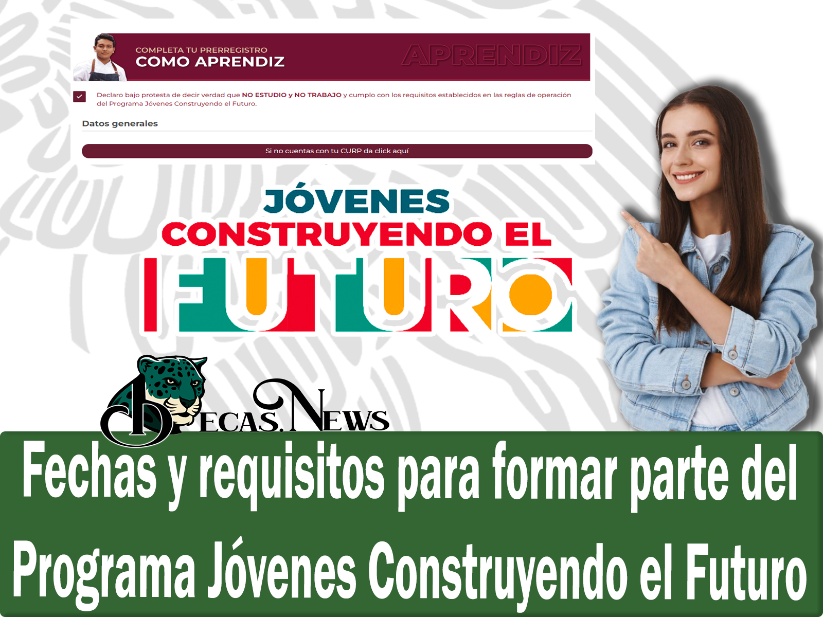 Fechas y requisitos para formar parte del Programa Jóvenes Construyendo el Futuro 