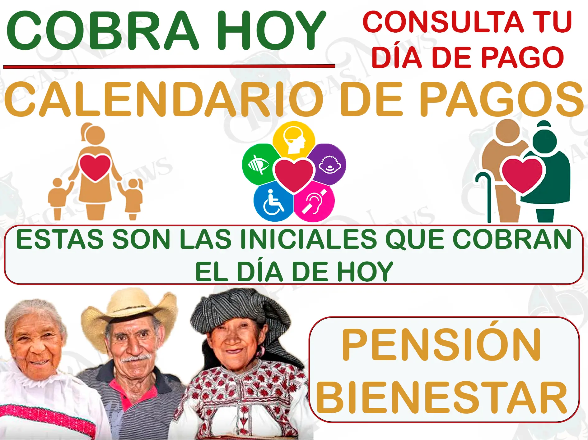 Consulta el calendario de pagos y cobra $ 6,000 pesos el día de hoy: Pensión Bienestar