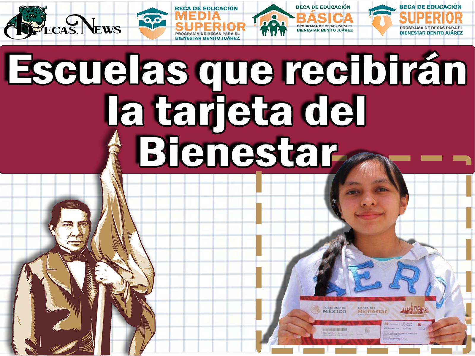 Lista de escuelas que recibirán la tarjeta del Bienestar los días 15 al 17 de junio | Becas Benito Juárez 