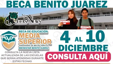 Becas Benito Juárez; Esta es la nueva lista de escuelas que recibirán su tarjeta del bienestar hasta el domingo 10 de diciembre
