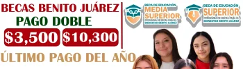 ¡Atención! Estos son los pasos para consultar tu fecha exacta de tu pago doble |Becas Benito Juárez