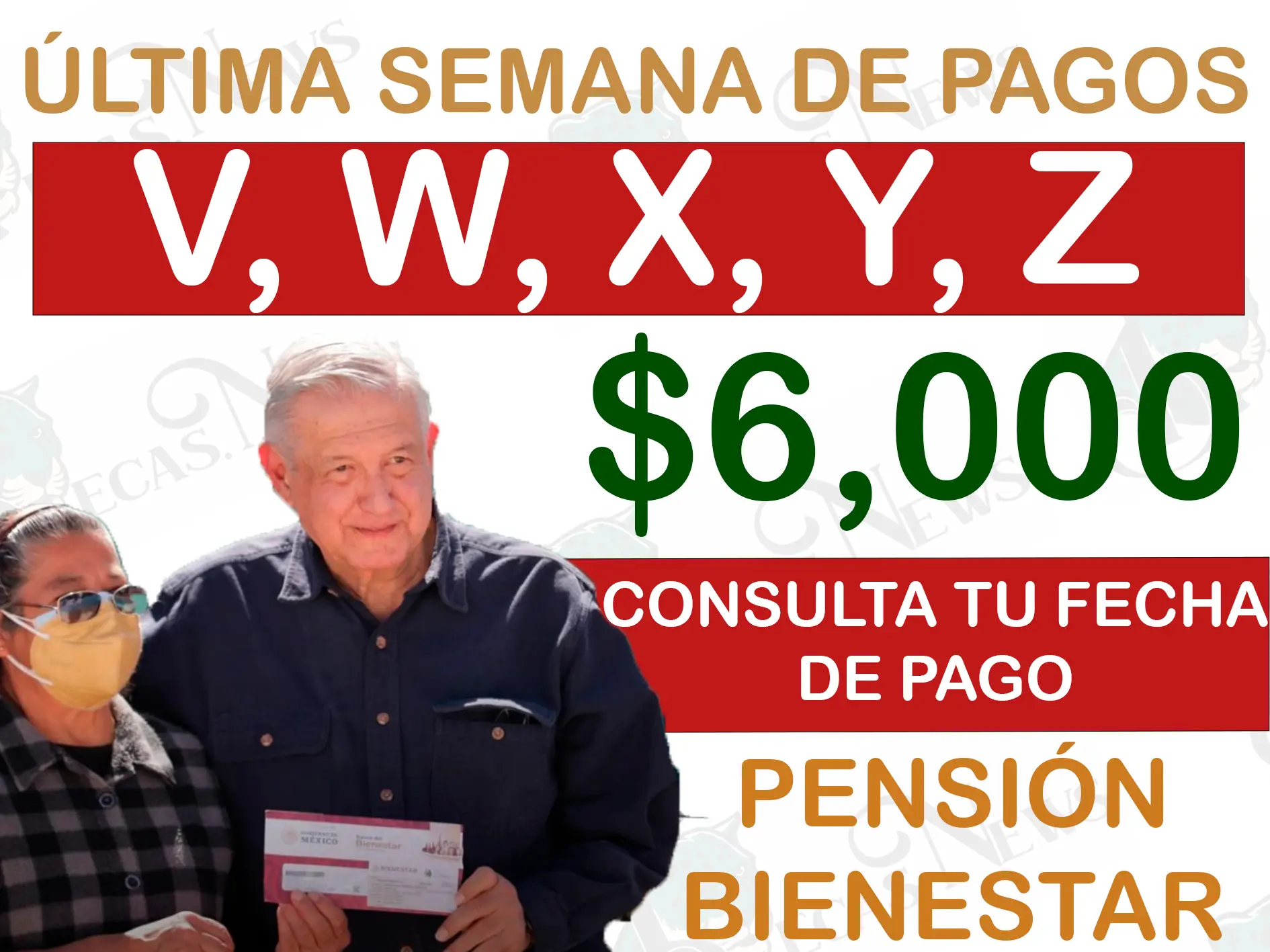 ¡ÚLTIMA SEMANA DE PAGOS! ESTOS SON LOS ABUELITOS QUE RECIBEN DEPÓSITO ESTA SEMANA DEL 22 AL 26 DE ENERO