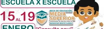 ¡Atención! Información dirigida para estudiantes de nivel media superior de la CDMX: Becas Benito Juárez 2024