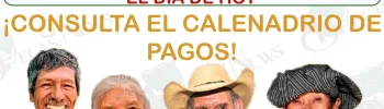 ¡Felicidades! Estos son los abuelitos que les corresponde cobrar su depósito de $ 6,000 pesos el día de hoy