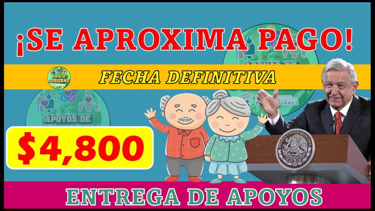 ¡Pensionados su PAGO está Cerca!, Fecha Definitiva para entrega de APOYOS|