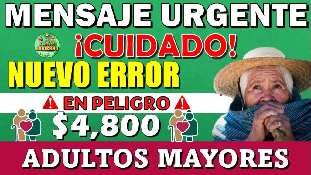 🔊🙀🚨¡MENSAJE URGENTE PARA TODOS LOS ADULTOS MAYORES! NUEVO ERROR Y POR ESTE, PODRÍAS PERDER PENSIÓN🙀🔊