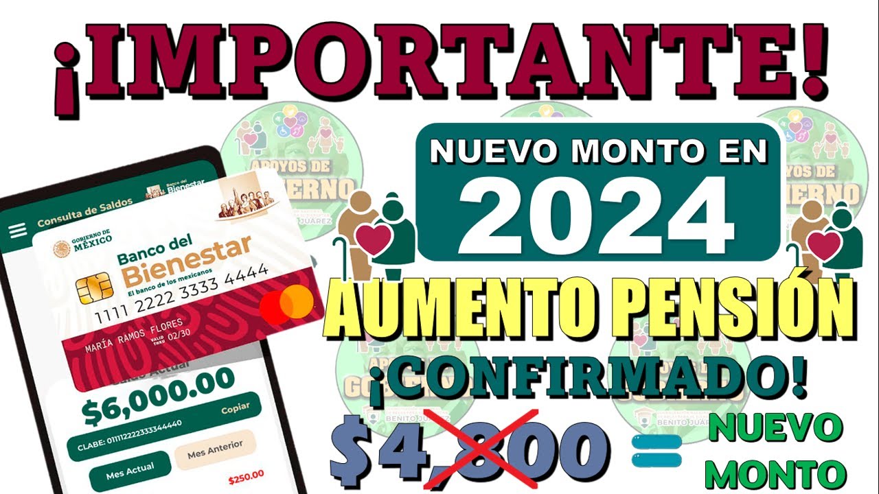 🤯🎉💸DILE ADIÓS A TU PENSIÓN DE $4,800 PORQUE EN ESTA FECHA RECIBIRÁS TU AUMENTO DE LA PENSIÓN🤯🎉💸