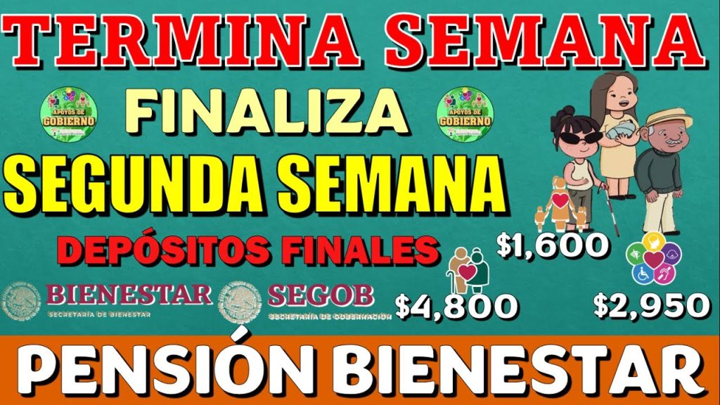 ✅💸🤯¡SEGUNDA SEMANA DE PAGOS FINALIZADA!✅💸🤯 DEPÓSITOS FINALES PARA LA PRÓXIMA SEMANA 🔊¡ENTERATE!🔊