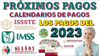 📆💸😊¡PRÓXIMOS PAGOS PARA PENSIÓN DEL IMSS, ISSSTE Y DEL BIENESTAR!!📆💸😊 PAGOS QUE RESTAN DEL 2023