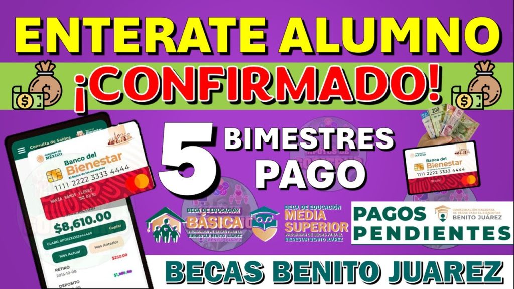 🥳💸¡FELICIDADES ALUMNOS!🥳💸 OBTENDRÁS PAGOS DE 5 BIMESTRES ¡ESTOS ALUMNOS LO RECIBEN! ESTA ES LA RAZÓN