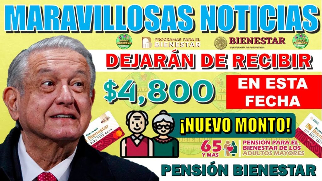 🔴😱¡YA NO MÁS ESTE PAGO!🔴😱 NUEVO MONTO PARA PENSIÓN BIENESTAR 🤯🤑¡¿AUMENTO PARA EL PRÓXIMO PAGO?!🤑🤯