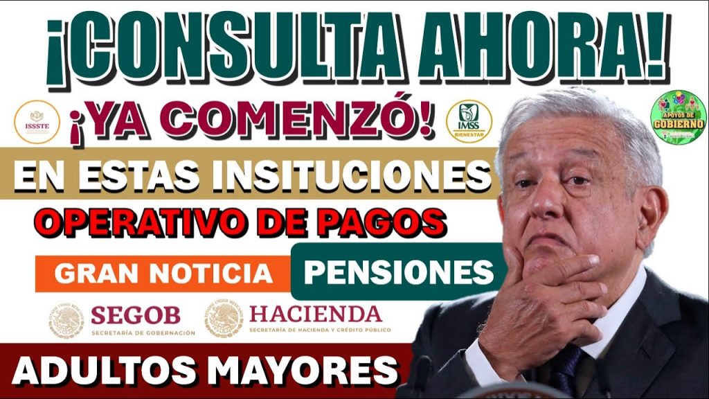 🤑💸😱¡YA HA COMENZADO!😱🤑💸 ESTÁN DEPOSITANDO LOS RESPECTIVOS PAGOS DE ESTAS PENSIONES ¡CORRE A COBRAR!