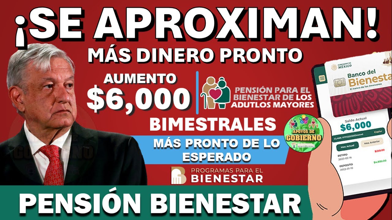 🤯👀¡SE APROXIMA!🤯👀 ADULTOS MAYORES RECIBIRÁN MÁS DINERO PRONTO 🔊🚨¡DICHO POR EL PRESIDENTE!🔊🚨