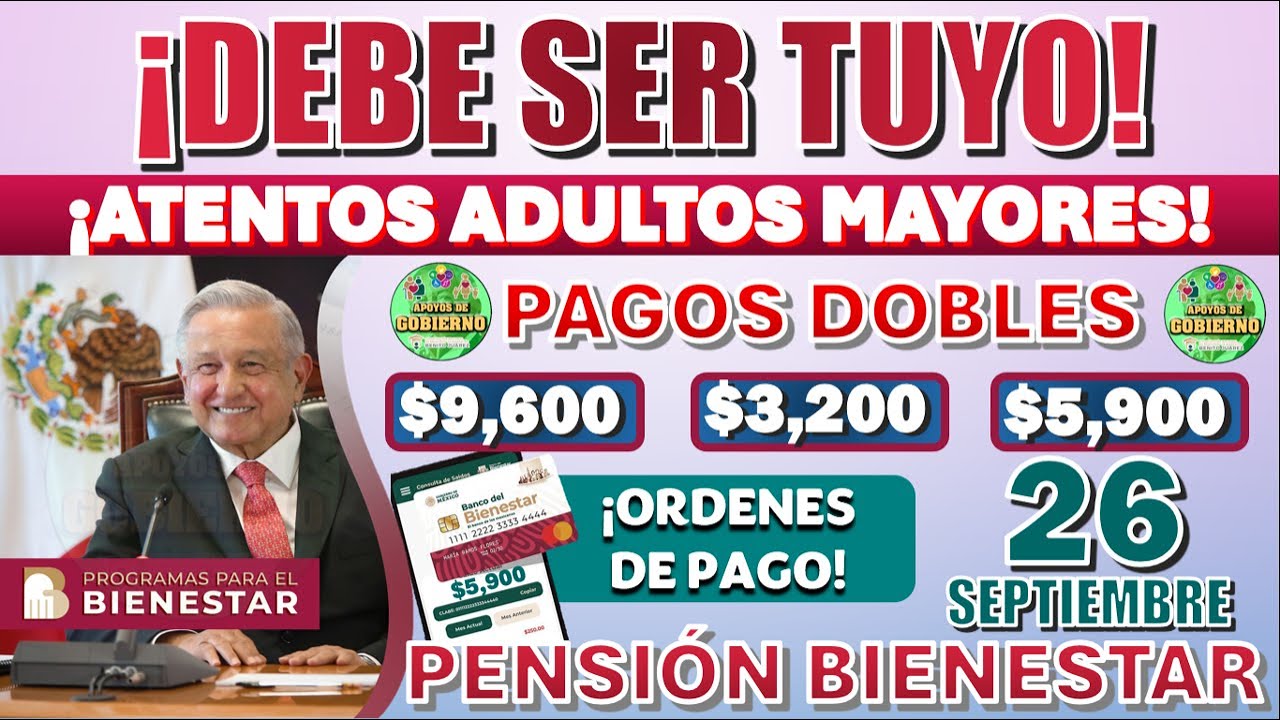 🕐🤑¡NO DUDES EN IR POR EL TUYO!🕐🤑 ENTREGA DE ÓRDENES DE PAGO PARA TODOS LOS PENSIONADOS ¡PAGO DOBLE!🔴