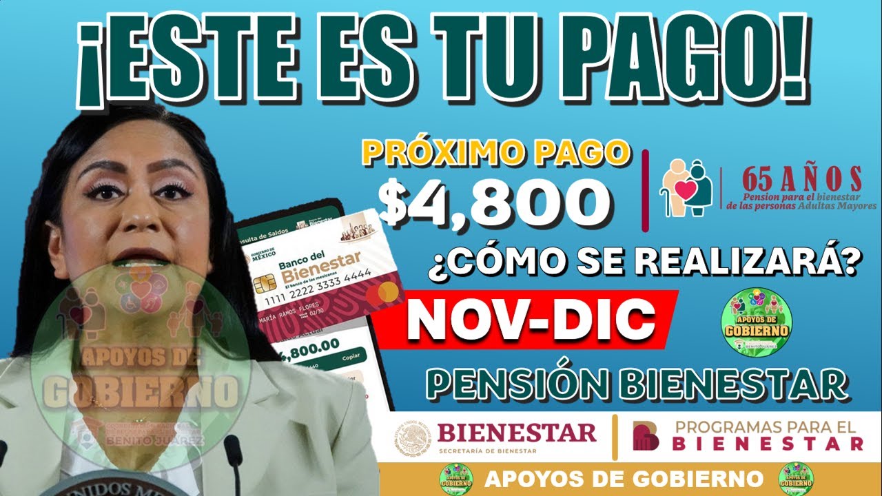 💸😱¡ESTE ES TU PAGO!💸😱 CALENDARIO DE PAGO Y FECHA DE DEPÓSITO 📆¡NO TE PIERDAS DE TU PAGO DE $4,800!📆