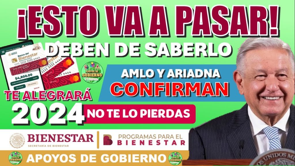 🔴🙀¡ESTO VA A PASAR PENSIONADOS!🔴🙀 CONFIRMADO POR AMLO Y POR LA SECRETARIA DEL BIENESTAR ⚠¡ENTÉRATE!⚠