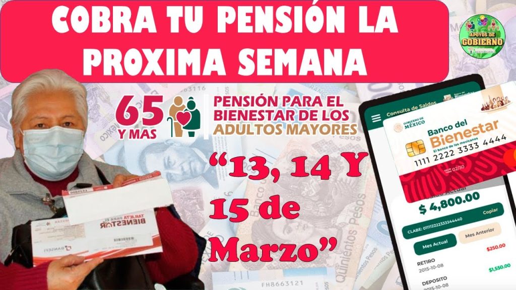 😱🥳¡¡¡Estos Pensionados cobran del 13 al 15 de MARZO!!!😱🥳 🔴Pensión Bienestar 2023🔴