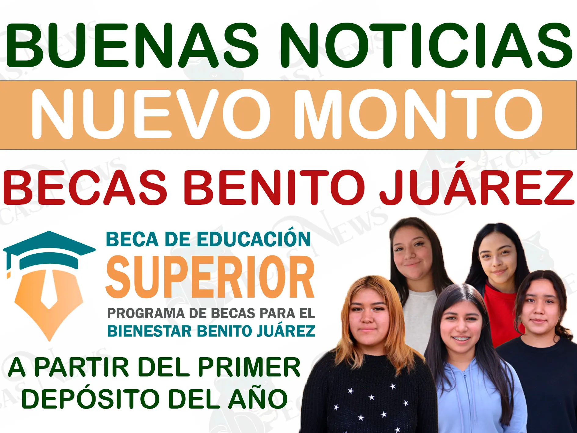 ¡Aumento confirmado! Este es el nuevo incremento que recibirán los estudiantes de nivel superior: Becas Benito Juárez