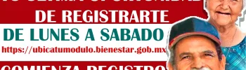 ¡Atención abuelitos! Ya está disponible el registro a la pensión del bienestar