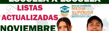 Becas Benito Juárez: Esta Es La Lista De escuelas Que Recibirán Su Tarjeta Del Bienestar Hasta El 19 De Noviembre